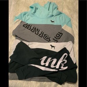 Lot of 2 VS Pink sweatshirts